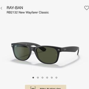 Men’s Rayban New Wayfarer Black Sunglasses